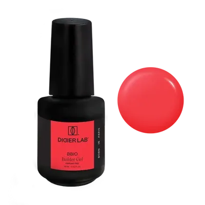 Didier Lab BBIO Ferrary Red builder gel 15ml rød