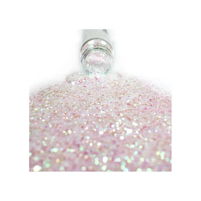 Indigo Nails Bianca Glitter negleglitter hvid