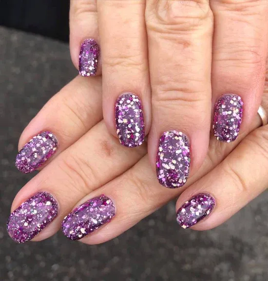 Indigo Nails Beautystones Nicky Glitter neglitter dækkende
