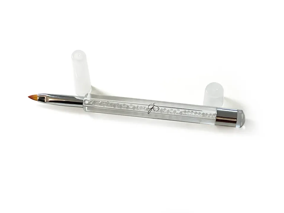Clear Jelly Stamper The Wand Stamper Brush Duo sølv