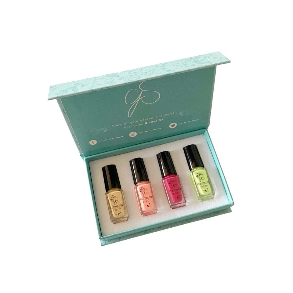 Clear Jelly Stamper Bake Shop stampinglak 4x5ml pastelfarver