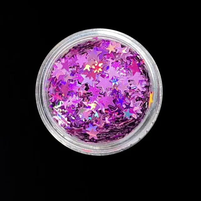 Beautystones Pink Stars neglepynt lyserøde stjerner