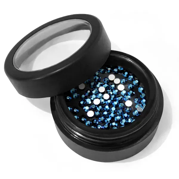 Moyra Crystal Stones 32 neglesten 100 stk metallic blue