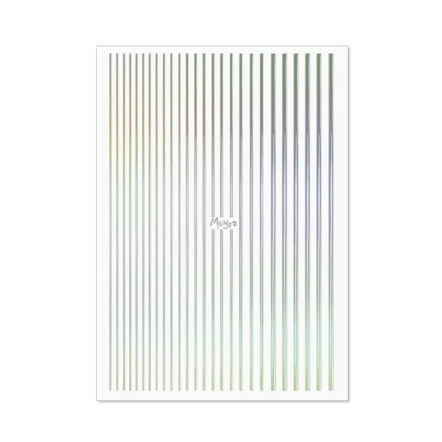 Moyra Nail Art Strips No. 06 Holo Silver neglestrips