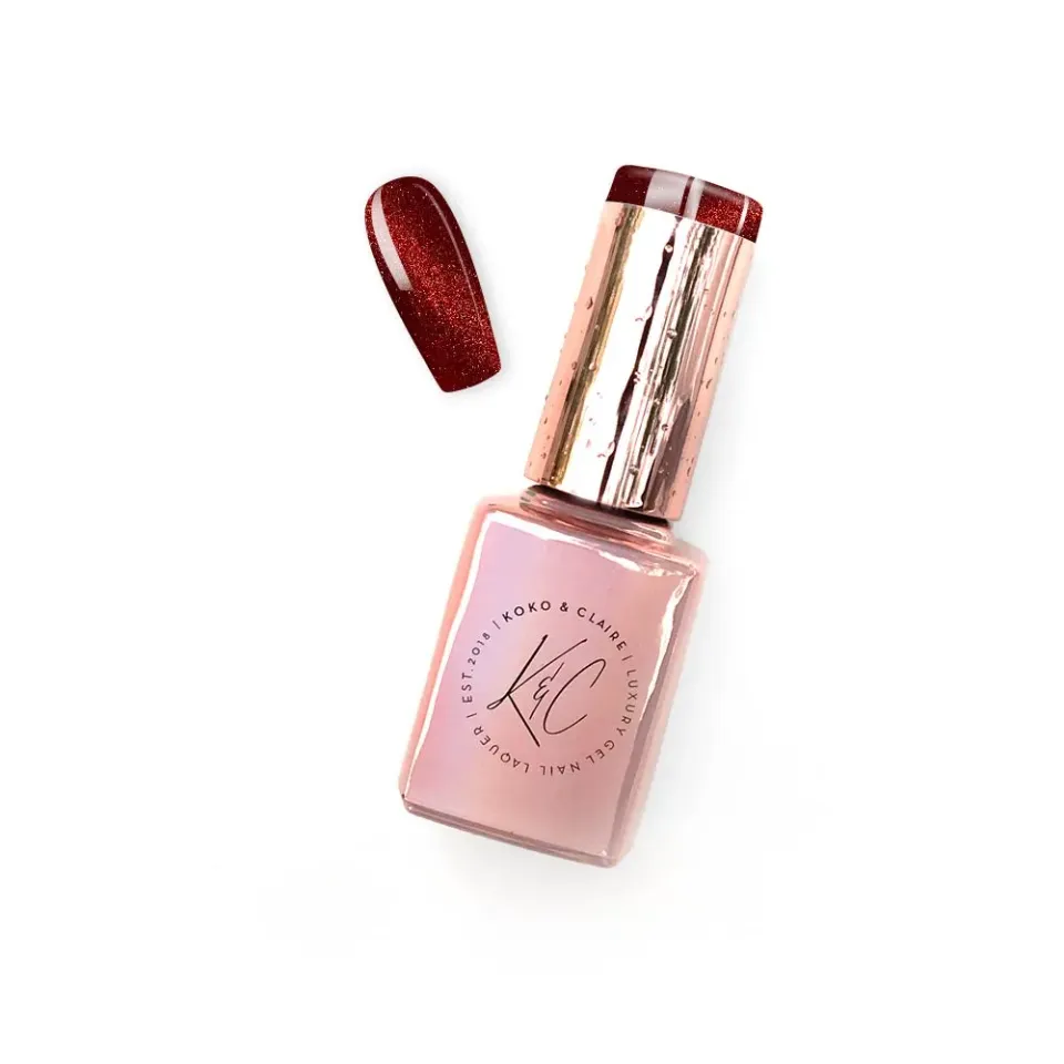 Clear Jelly Stamper KoKo & Claire 0465 gellak cat eye rød 12 ml