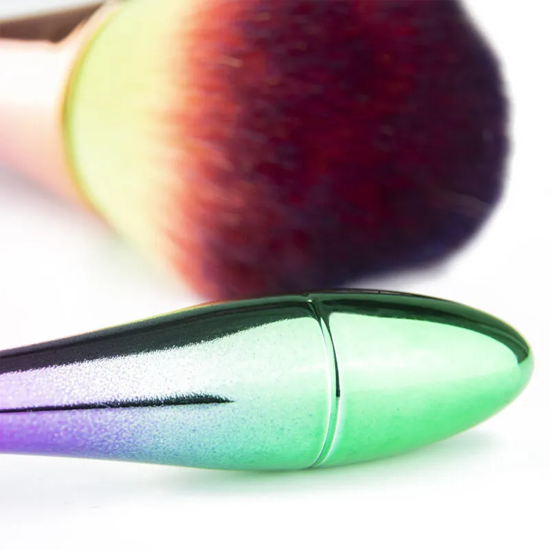 Indigo Nails Rainbow støvbørste negle