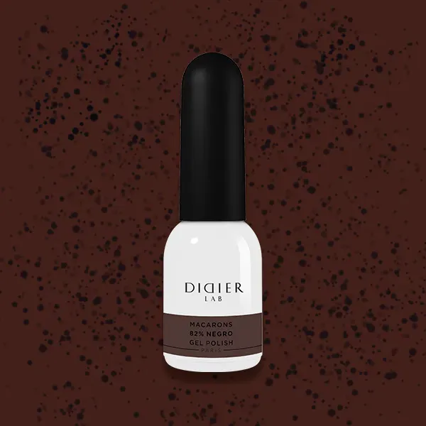 Didier Lab Macarons 82% Negro gellak brun hemafri