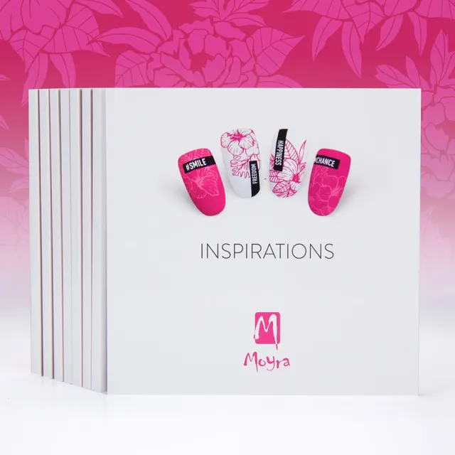 Moyra Stamping Inspirations neglebog 96 sider mønstre