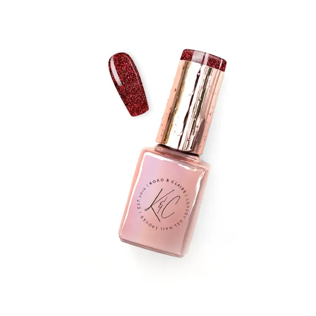 Clear Jelly Stamper KoKo & Claire 0322 Ruby Lips gellak rød 12 ml