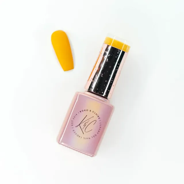 Clear Jelly Stamper KoKo & Claire 006 Ray of Sunshine gellak gul 12ml dækkende