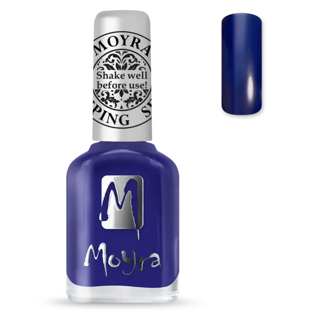 Moyra Stamping SP05 Blue neglelak 12 ml blå
