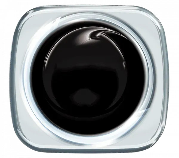 Nail Supply Designer Black 52 gellak 10g sort
