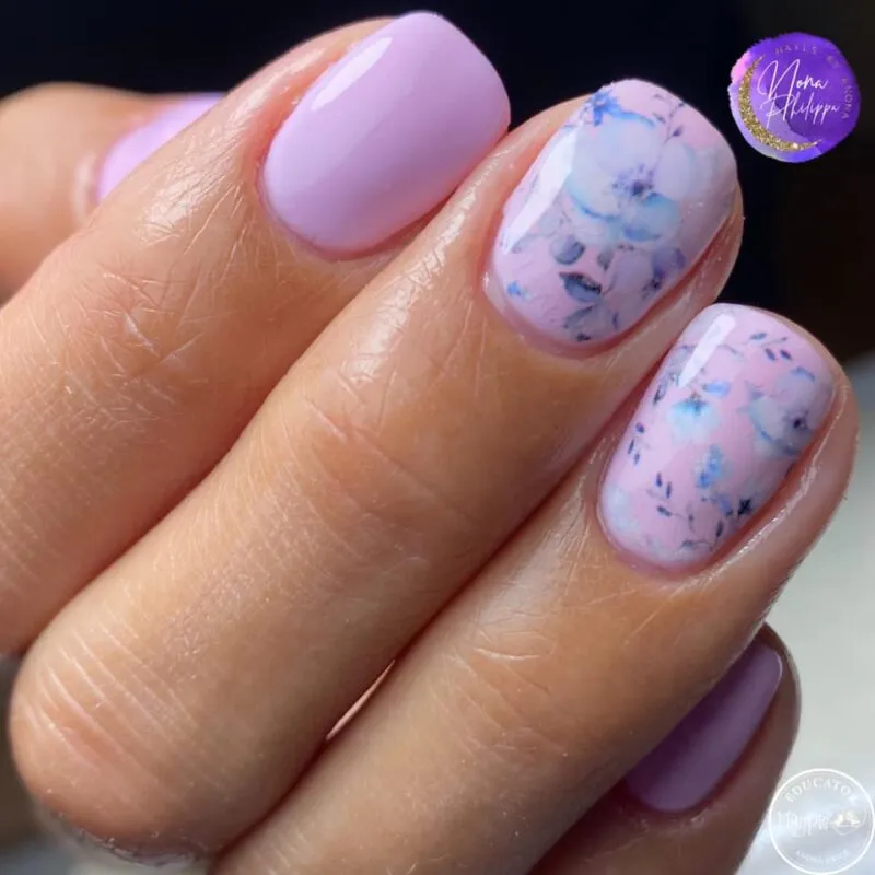 Indigo Nails Greg neglefolie mønster