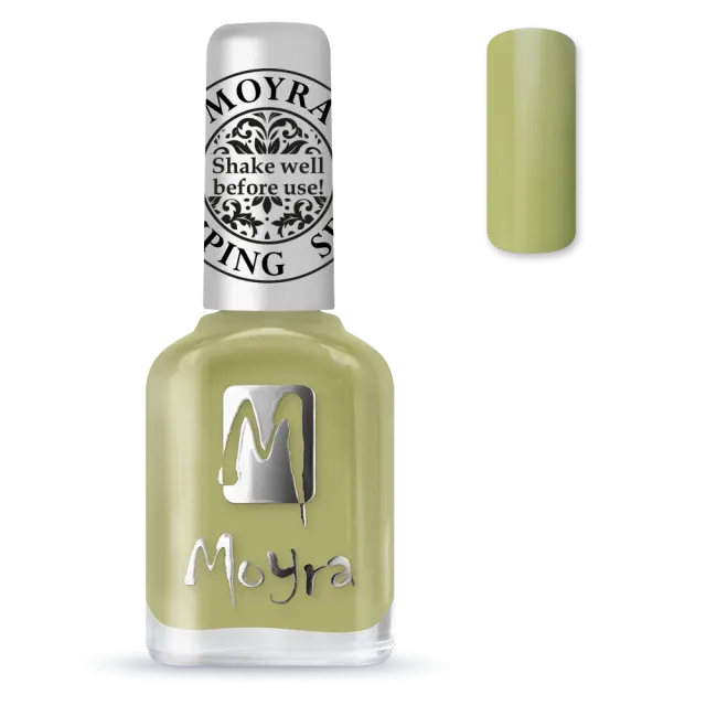 Moyra Stamping SP15 stampinglak Light Green 12 ml