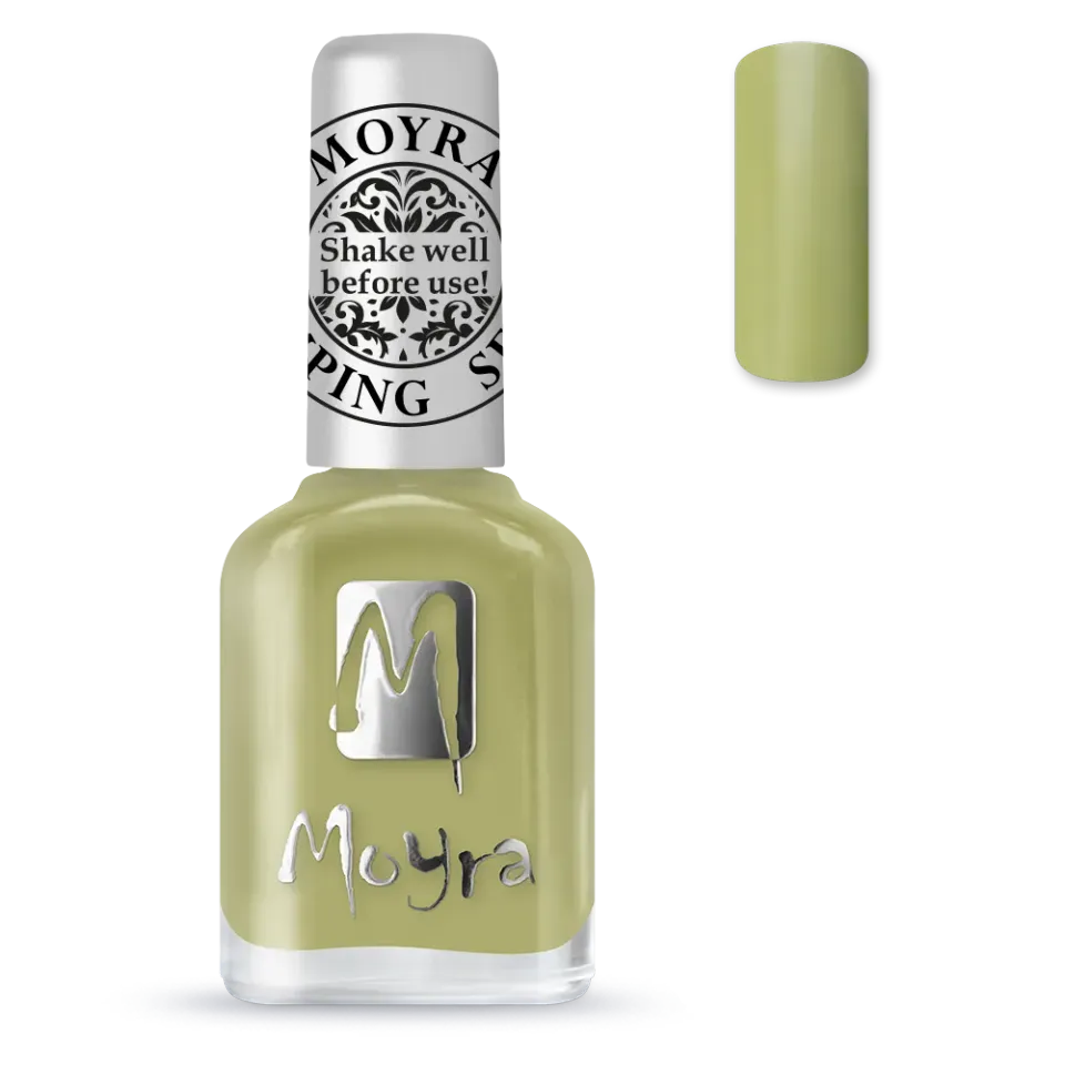 Moyra Stamping SP15 stampinglak Light Green 12 ml