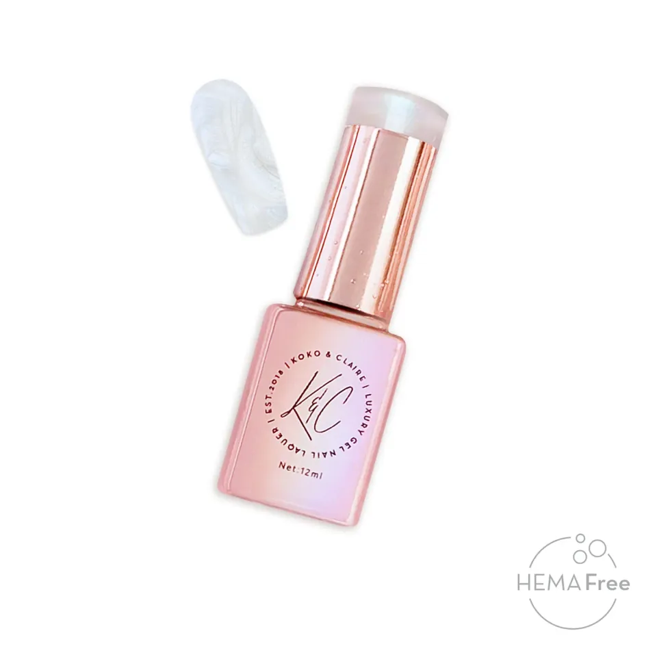 KoKo & Claire 0561 Whispering Cloud gel polish hema-fri hvid 12ml