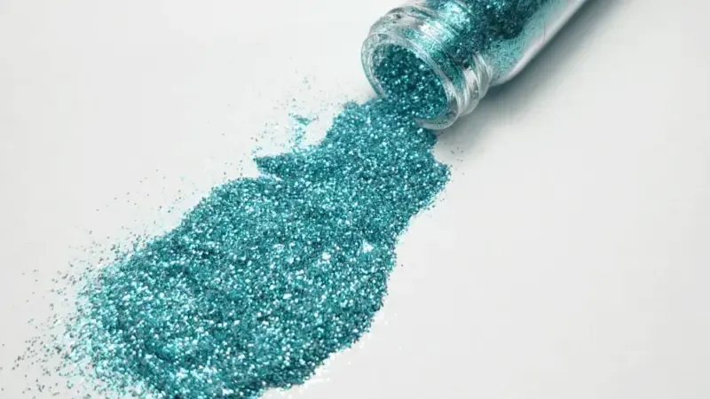 Indigo Nails Beautystones Juno negleglitter med kromglans