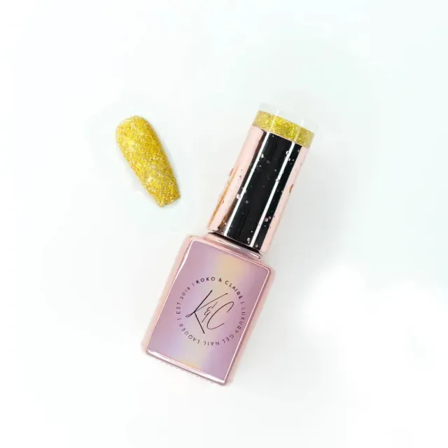 KoKo & Claire 035 Fields of Sun gel polish guld 12 ml