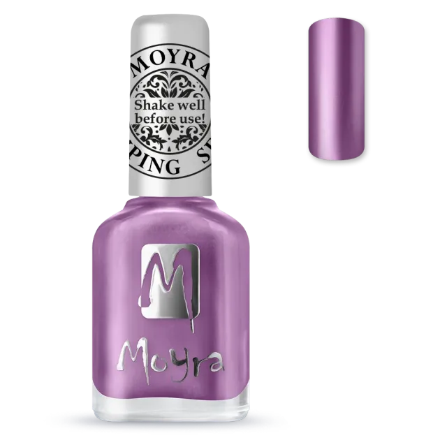 Moyra Stamping neglelak SP28 Chrome Purple 12 ml