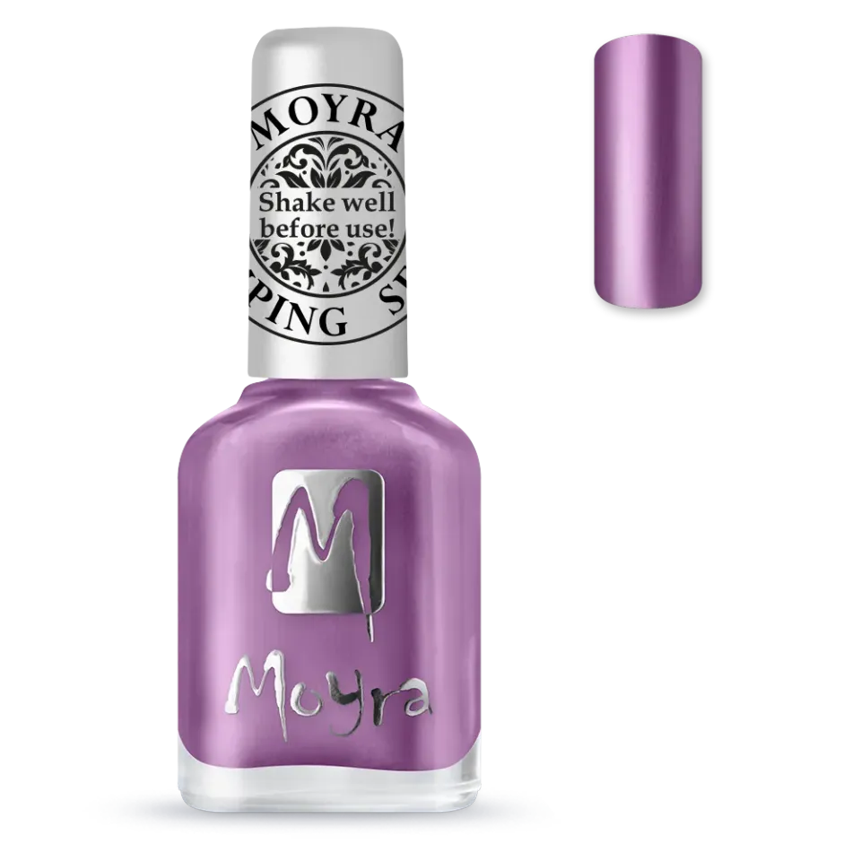 Moyra Stamping neglelak SP28 Chrome Purple 12 ml