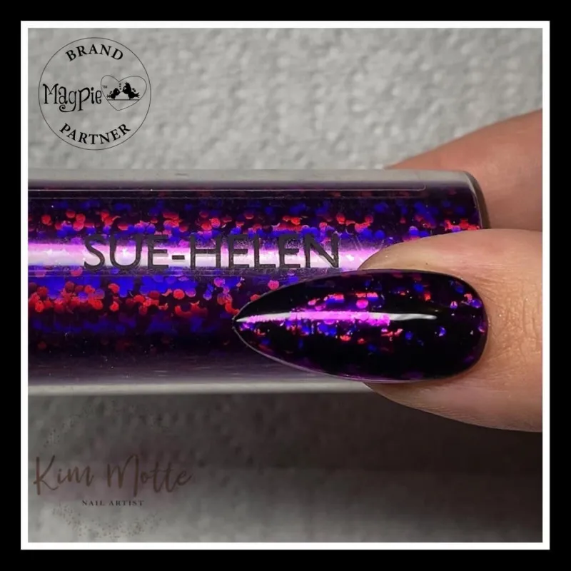 Indigo Nails Sue-Helen neglefolie transfer effekt