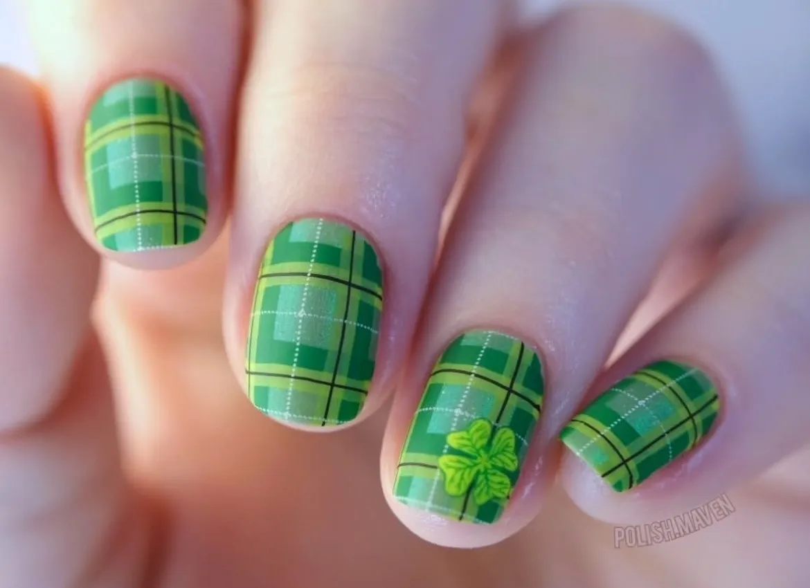 Clear Jelly Stamper Festive Plaid CjSC-83 stamping plade tern