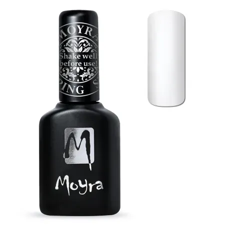 Moyra Foil Polish FP02 stamping lak 10 ml hvid