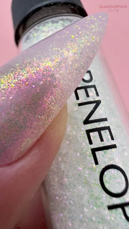 Indigo Nails Penelope Glitter negleglitter lyserød