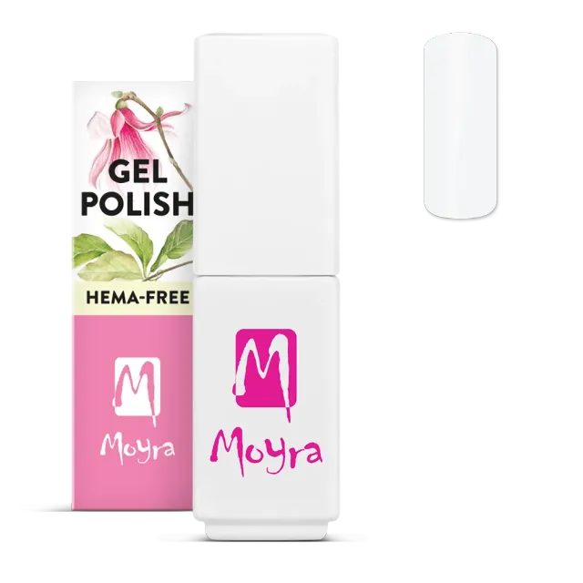 Moyra Mini Gel Polish Top HEMA-free top coat 5,5 ml blank