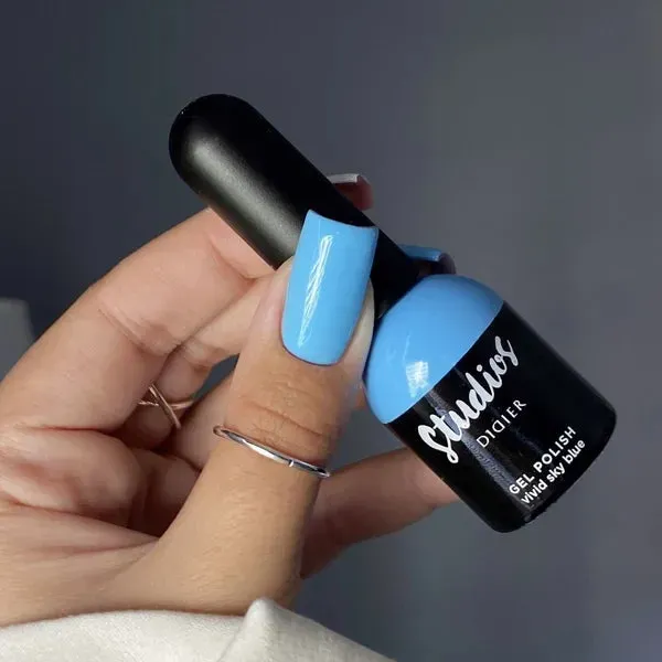 Didier Lab Studios gellak Vivid Sky Blue 8 ml blå