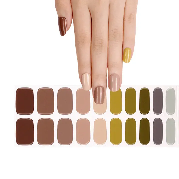 Clear Jelly Stamper Gel-ly Wraps 282 neglewraps multicolor