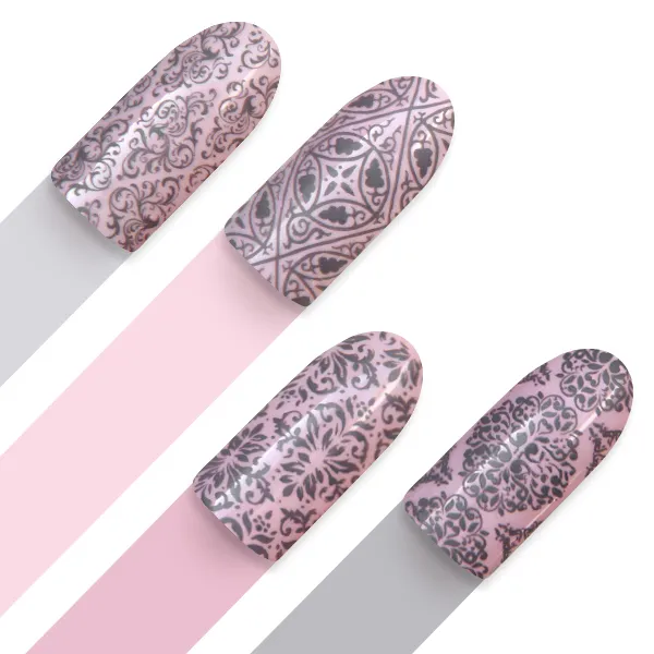 Moyra Stamping Plate 43 Damask Drapery 2 stampingplade