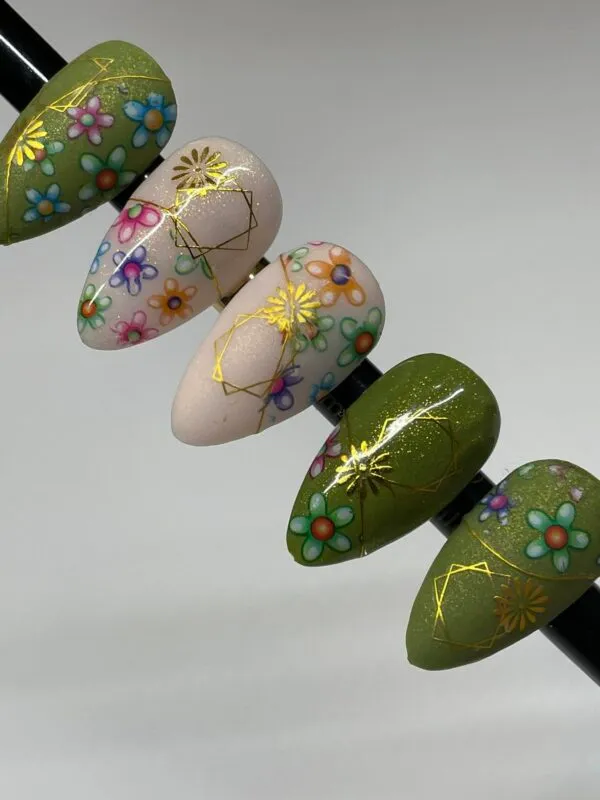 Beautystones Indigo Nails Florin neglefolie mønster