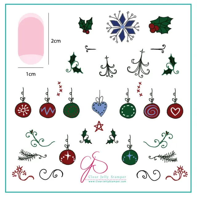 Clear Jelly Stamper Wonderfully Winter CjSC-05 stempelplade vinter