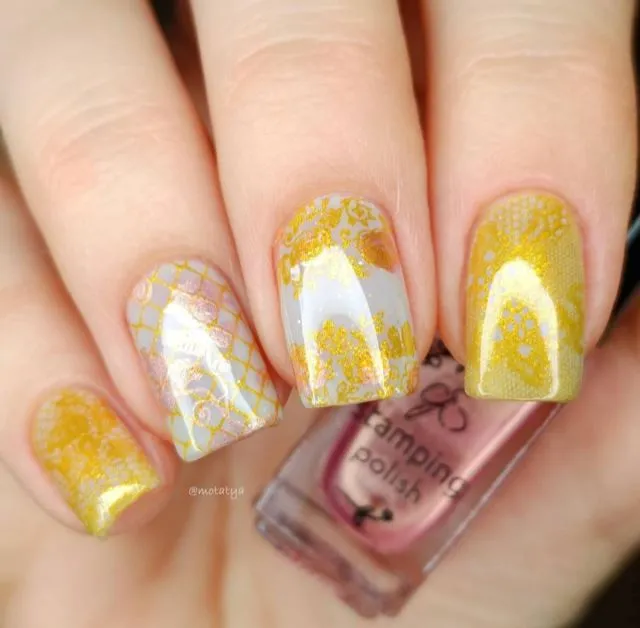 Clear Jelly Stamper CjS-178 A Touch of Lace stempelplade blonder