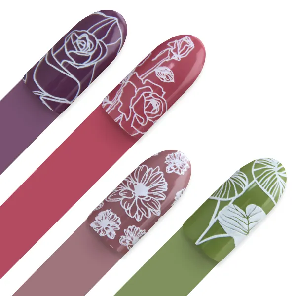 Moyra Stamping Plate 10 Florality 2 stampingplade blomster
