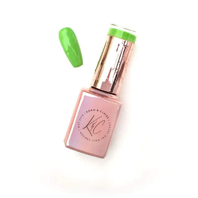 Clear Jelly Stamper KoKo Claire 0102 Enlighten Mint gellak limegrøn