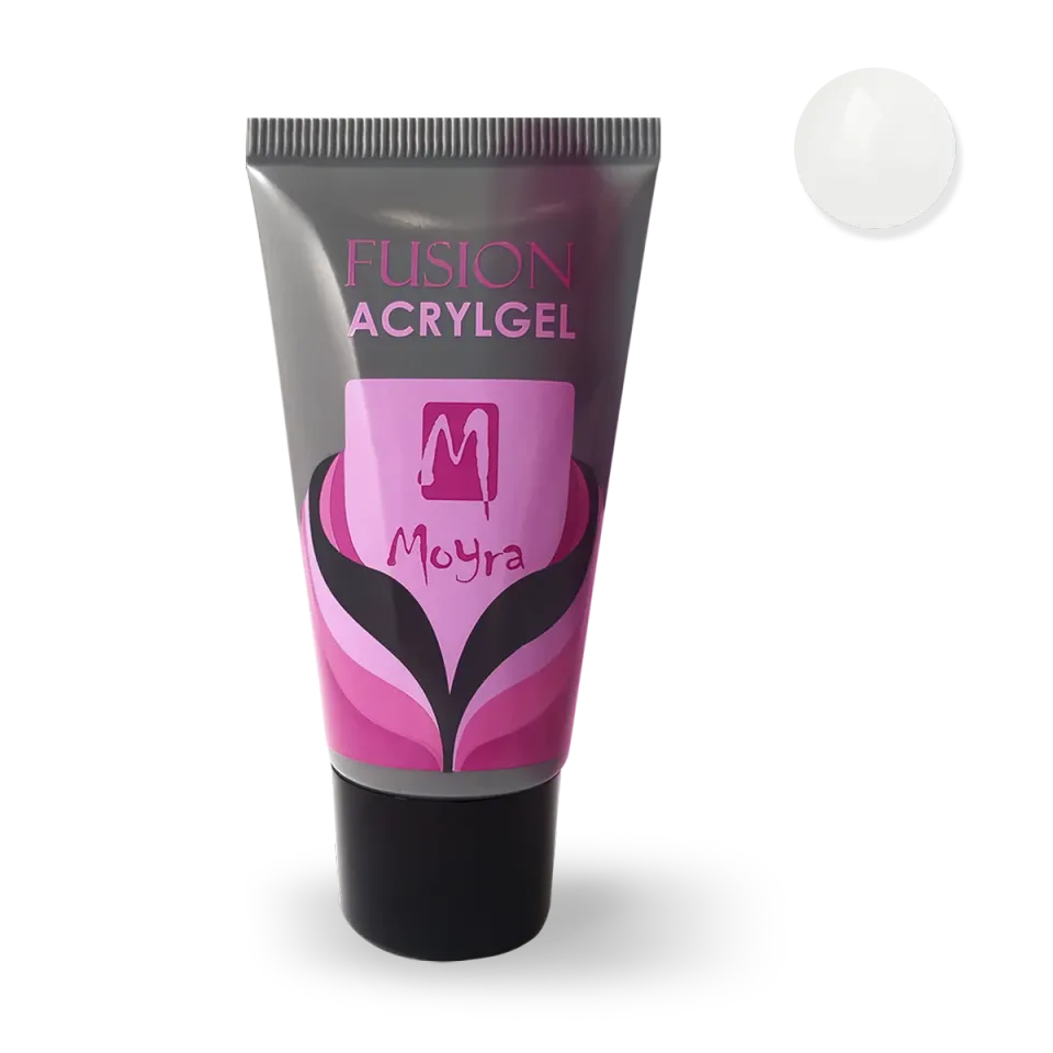 Moyra Fusion Acrylgel Natural Clear 30 ml lugtfri