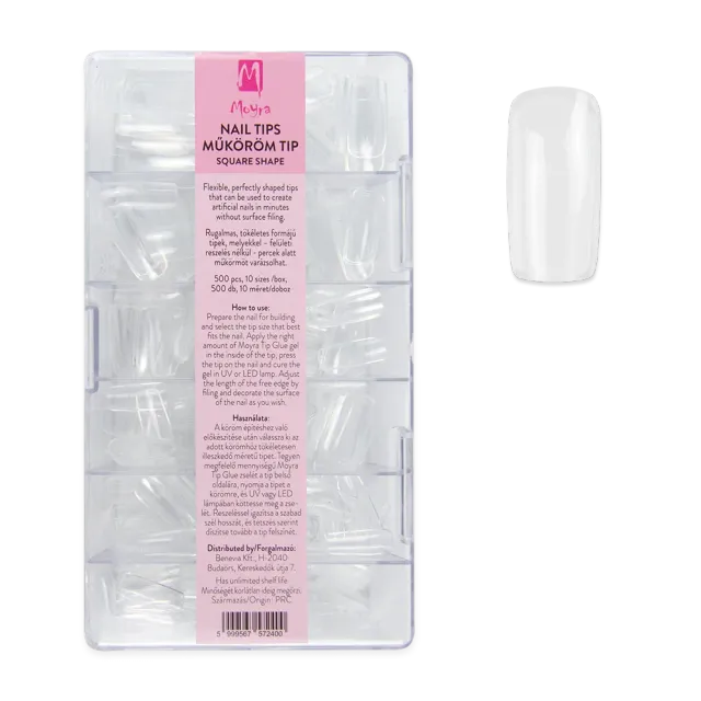 Moyra negletipper Square full cover 500 stk