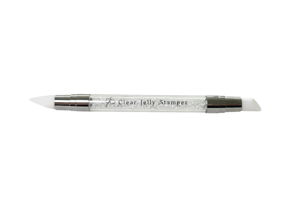 Clear Jelly Stamper Double Ended silikoneværktøj gel wraps