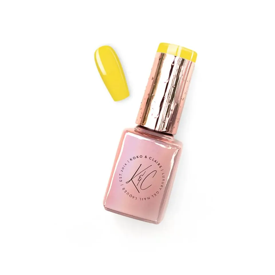 Clear Jelly Stamper KoKo & Claire 0395 Lemonade gellak gul 12 ml