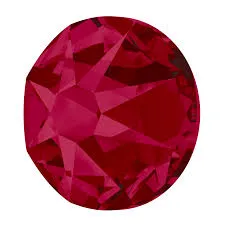 Beautystones Ruby neglekrystaller røde flat back sten