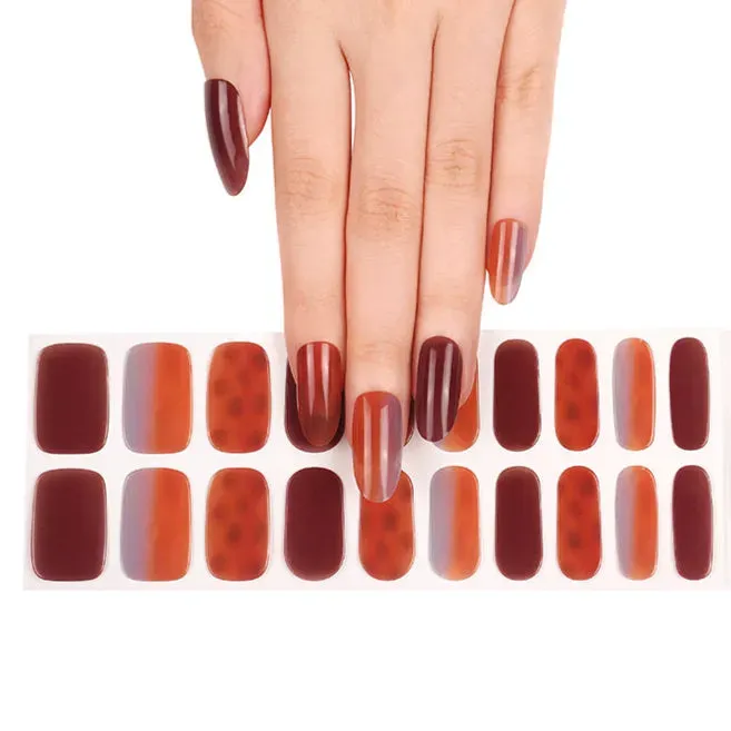 Clear Jelly Stamper Gel-ly Wraps 266 negle wraps brun