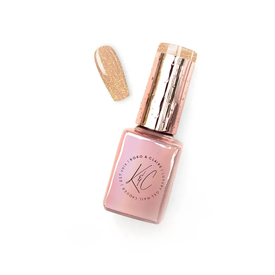 Clear Jelly Stamper KoKo & Claire 0382 Creme Fraiche gellak nude 12ml shimmer
