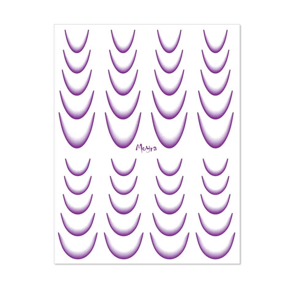 Moyra Watertransfer Ombre No.07 Purple neglemærker lilla
