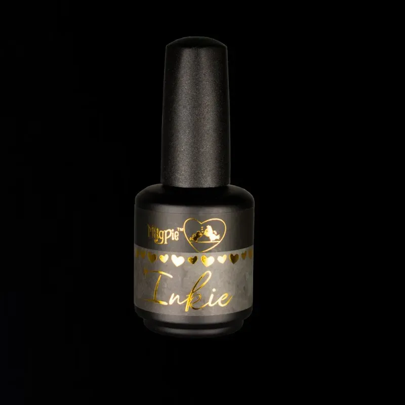 Indigo Nails Black Inkie nailart blæk sort