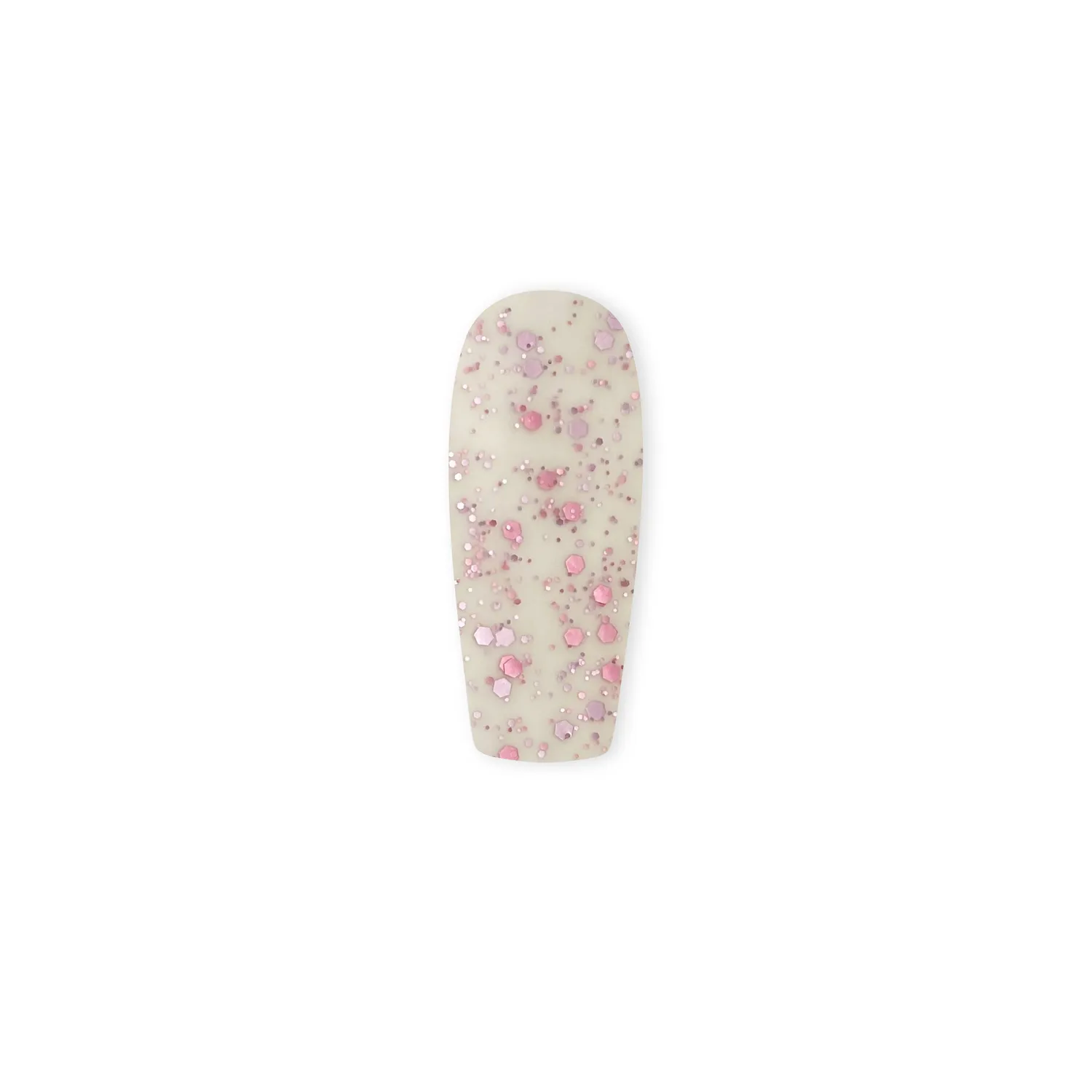 KoKo & Claire Velvet Multi Confetti Pink topcoat mat 12 ml