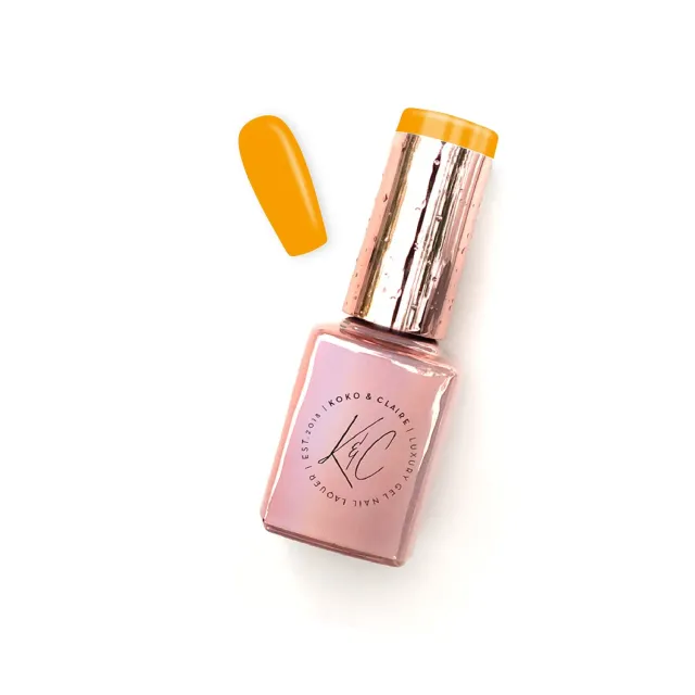 Clear Jelly Stamper KoKo & Claire 0252 Falling Leaves gellak gul