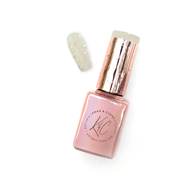 Clear Jelly Stamper Velvet Multi Confetti Silver topcoat mat 12 ml