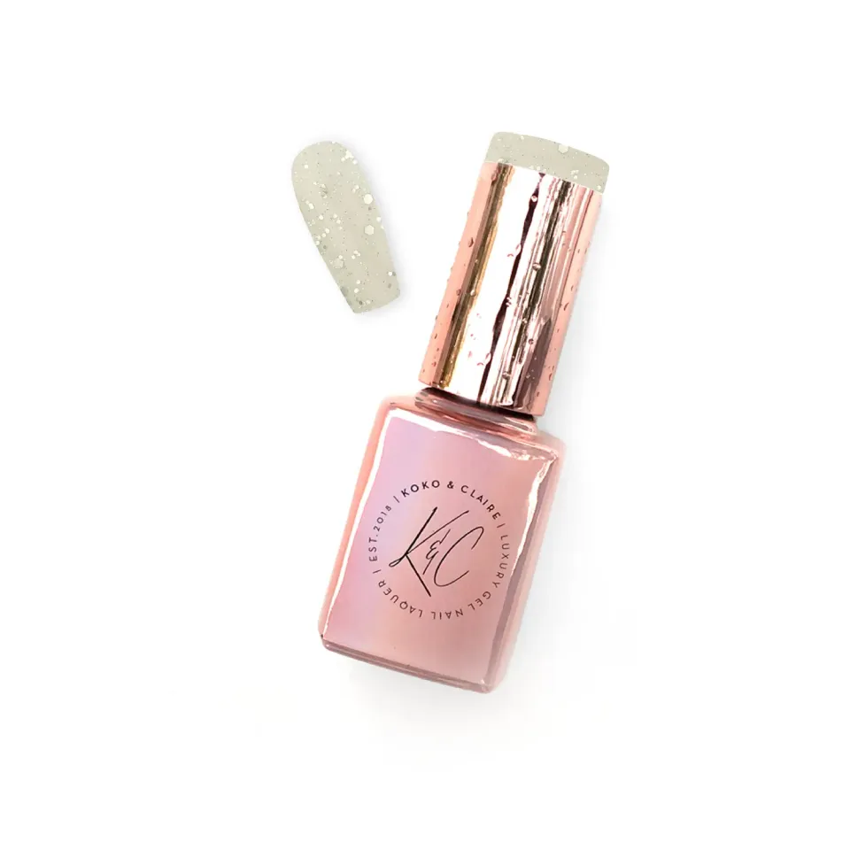 Clear Jelly Stamper Velvet Multi Confetti Silver topcoat mat 12 ml